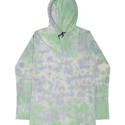 Unisex Tie-Dyed Hooded Long Sleeve T-Shirt