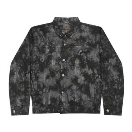 Unisex Tie-Dyed Denim Jacket