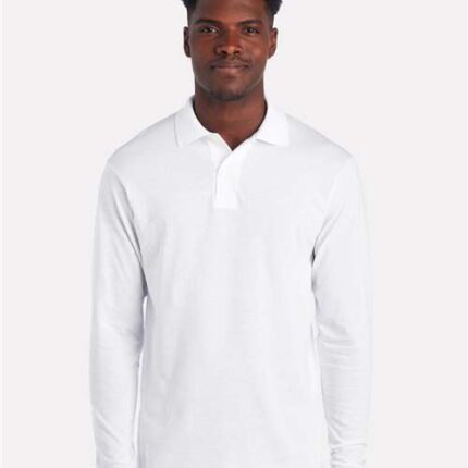 Men's Dri-Power® Long Sleeve Polo