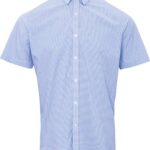Men's Microcheck Gingham Cotton Shirt