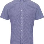 Men's Microcheck Gingham Cotton Shirt