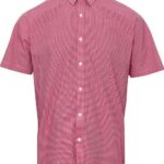 Men's Microcheck Gingham Cotton Shirt