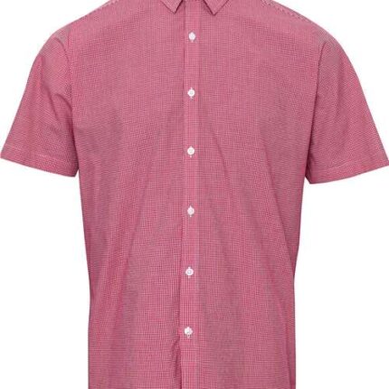 Men's Microcheck Gingham Cotton Shirt