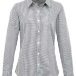 Women's Microcheck Gingham Cotton Shirt