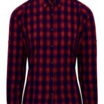 Women's Mulligan Check Cotton Dress Shirt