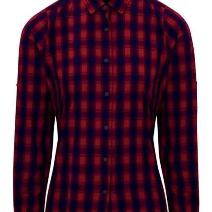 Women's Mulligan Check Cotton Dress Shirt