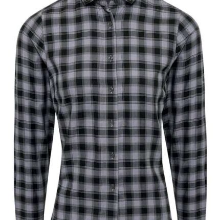 Women's Mulligan Check Cotton Dress Shirt