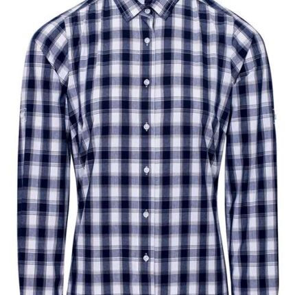 Women's Mulligan Check Cotton Dress Shirt