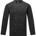 Unisex Ten Studded Front Chef Coat