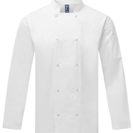 Unisex Ten Studded Front Chef Coat