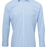 Men's Microcheck Gingham Cotton Shirt