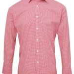 Men's Microcheck Gingham Cotton Shirt