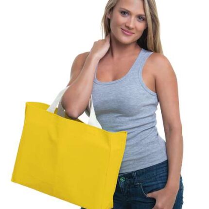 USA-Made Canvas Medium Gusset Tote Bag