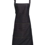 Jeans Stitch Denim Bib Apron