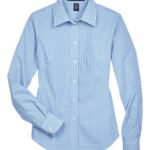 Women's Crown Collection® Gingham Check Woven Dress Shirt