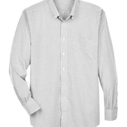 Men's Crown Collection® Gingham Check Woven Dress Shirt