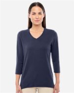 Women's Perfect Fit™ Bracelet-Length V-Neck Top - Image 2