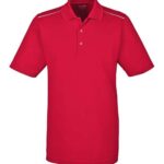 Men's Radiant Performance Piqué Polo with Reflective Piping