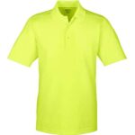 Men's Radiant Performance Piqué Polo with Reflective Piping