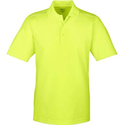 Men's Radiant Performance Piqué Polo with Reflective Piping