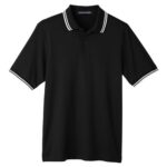 Men's CrownLux Performance® Plaited Tipped Polo