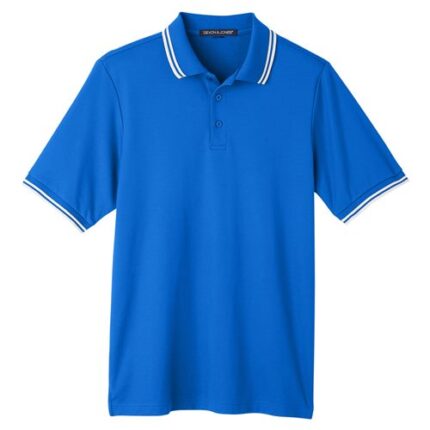 Men's CrownLux Performance® Plaited Tipped Polo