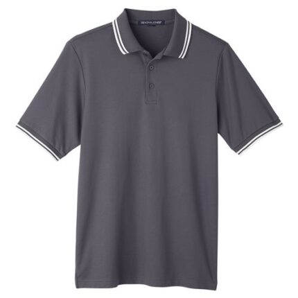 Men's CrownLux Performance® Plaited Tipped Polo