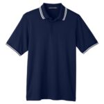 Men's CrownLux Performance® Plaited Tipped Polo