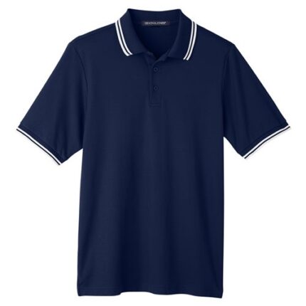 Men's CrownLux Performance® Plaited Tipped Polo