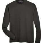 Unisex Sueded Jersey Mock Neck T-Shirt