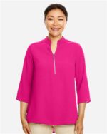 Women's Perfect Fit™  Three-Quarter Sleeve Crepe Tunic - Image 2