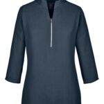 Women's Perfect Fit™  Three-Quarter Sleeve Crepe Tunic