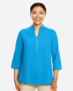 Women's Perfect Fit™  Three-Quarter Sleeve Crepe Tunic - Image 2