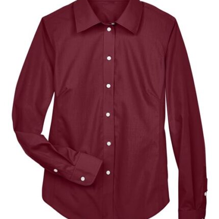 Women's Crown Collection® Broadcloth Woven Dress Shirt