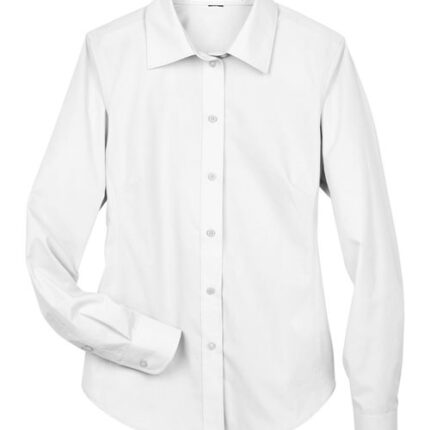 Women's Crown Collection® Broadcloth Woven Dress Shirt