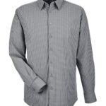 Men's CrownLux Performance® Tonal Mini Check Woven Dress Shirt