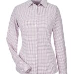 Women's CrownLux Performance® Micro Windowpane Woven Dress Shirt
