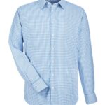 Men's CrownLux Performance® Micro Windowpane Woven Dress Shirt
