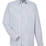 Men's CrownLux Performance® Micro Windowpane Woven Dress Shirt