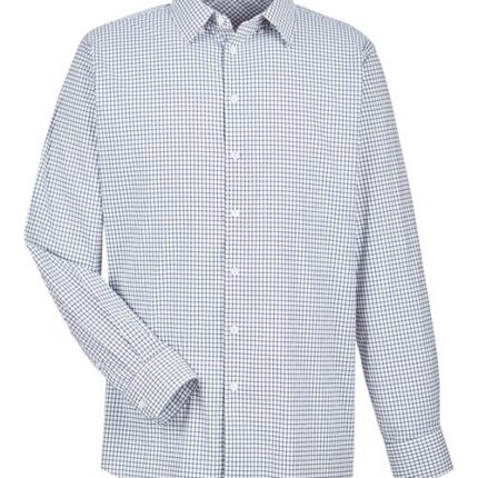 Men's CrownLux Performance® Micro Windowpane Woven Dress Shirt