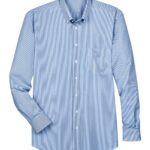 Men's Crown Collection® Banker Stripe Woven Dress Shirt