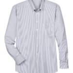 Men's Crown Collection® Banker Stripe Woven Dress Shirt