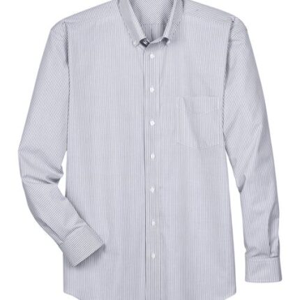 Men's Crown Collection® Banker Stripe Woven Dress Shirt