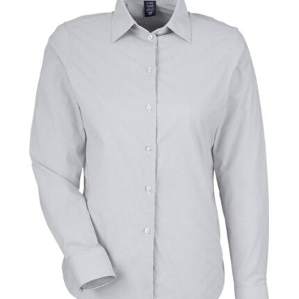 Women's CrownLux Performance® Microstripe Dress Shirt