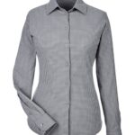 Women's CrownLux Performance® Tonal Mini Check Woven Dress Shirt