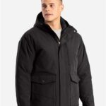 Men's Highland Quilt-Lined Micro-Duck Hooded Jacket