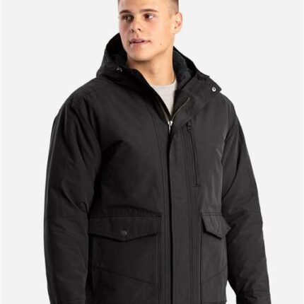 Men's Highland Quilt-Lined Micro-Duck Hooded Jacket