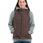 Women's Sherpa-Lined Softstone Duck Vest