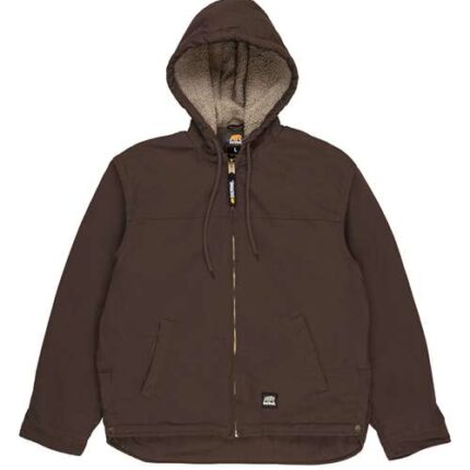Men's Heartland Washed Duck Hooded Work Coat