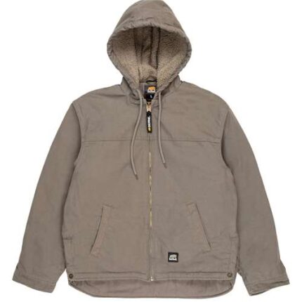 Men's Heartland Washed Duck Hooded Work Coat